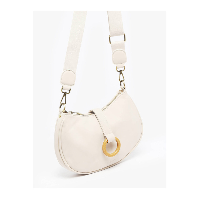 Woomen Vegan crossbody ecru 2