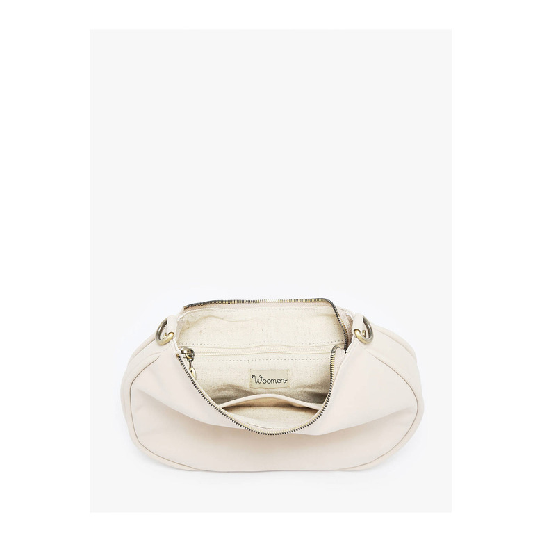 Woomen Vegan crossbody ecru 3