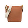 Woomen Vegan schultertasche braun