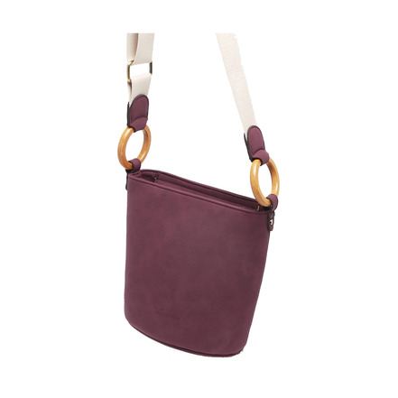 Woomen Vegan schultertasche lila