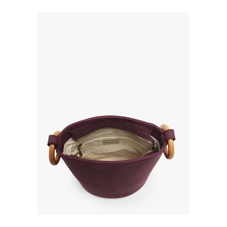 Woomen Vegan schultertasche lila 3