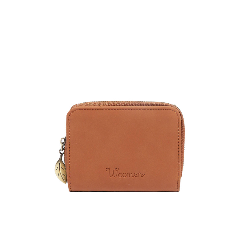 Woomen Vegan wallet brown
