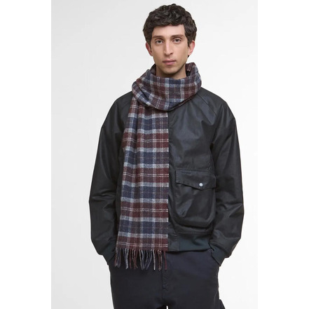 Barbour echarpe bordeaux