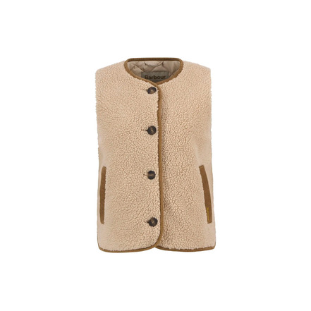 Barbour weste beige