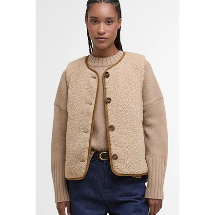 Barbour weste beige