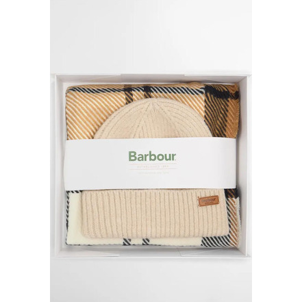 Barbour mütze beige