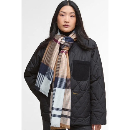 Barbour schal camel