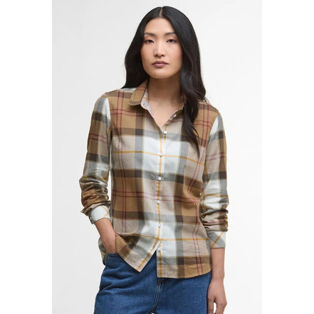 Barbour bluse camel