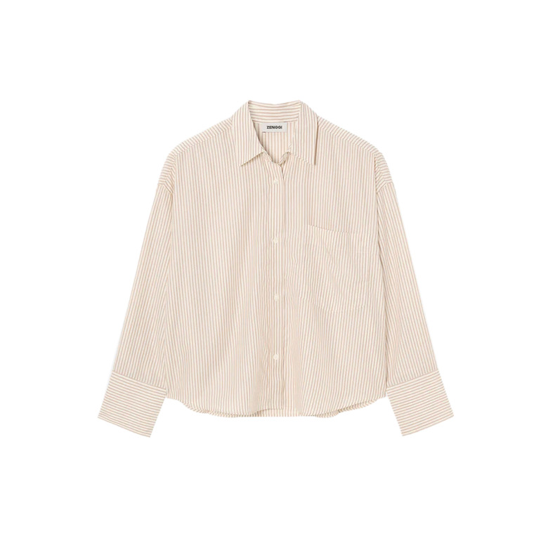 Zenggi blouse lightbrown