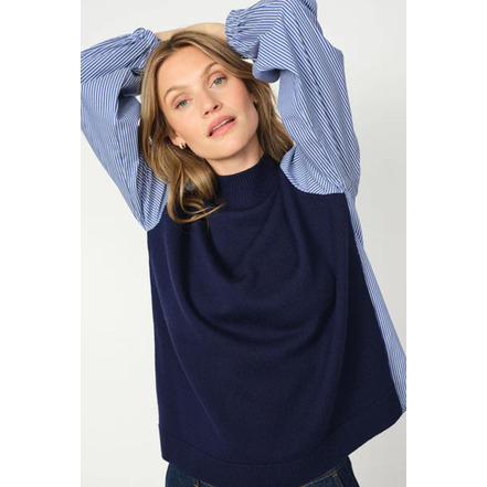 Mosmosh pullover blau