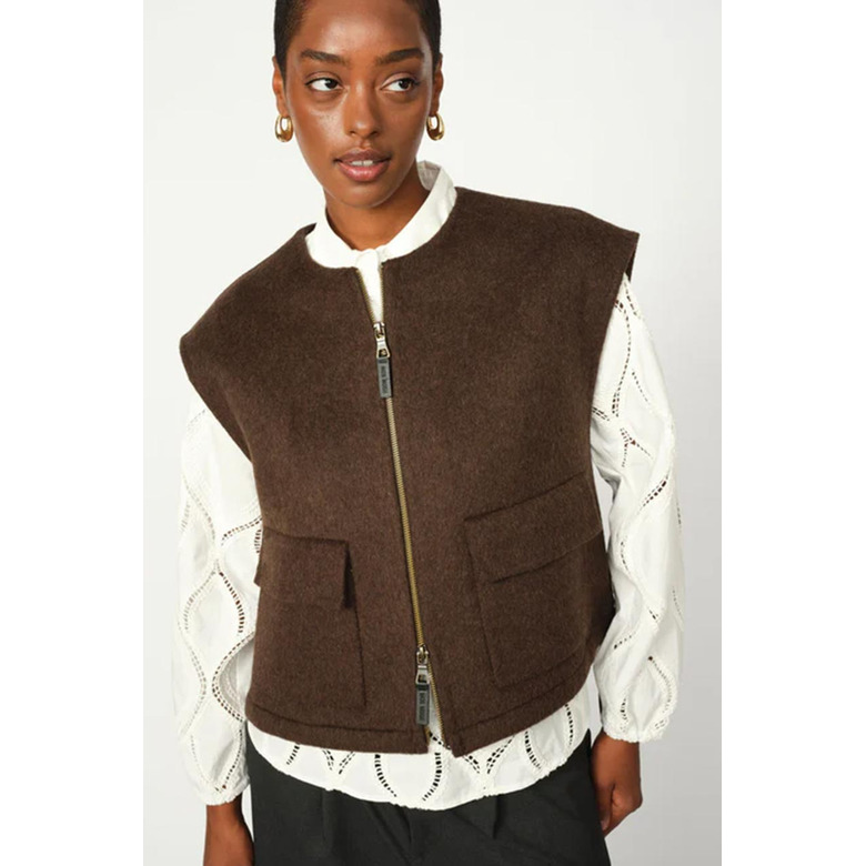Mosmosh veste brun 2