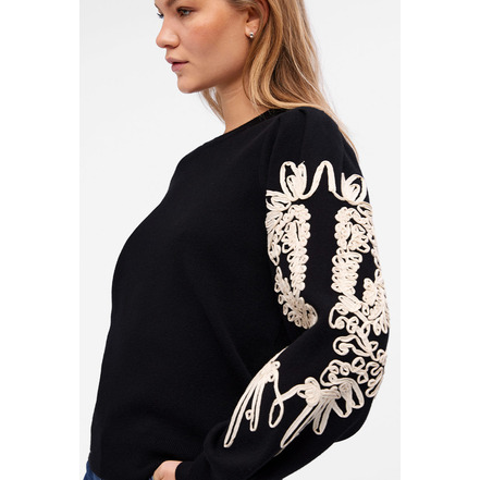 Object pullover schwarz