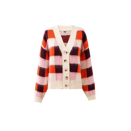 Frnch strickjacke multicolor