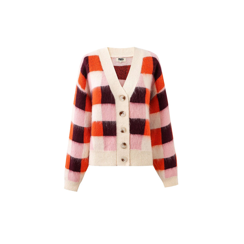 Frnch strickjacke multicolor 1