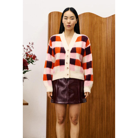 Frnch strickjacke multicolor