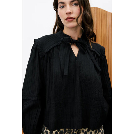 Frnch blouse black
