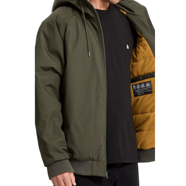 Volcom jacket green 3