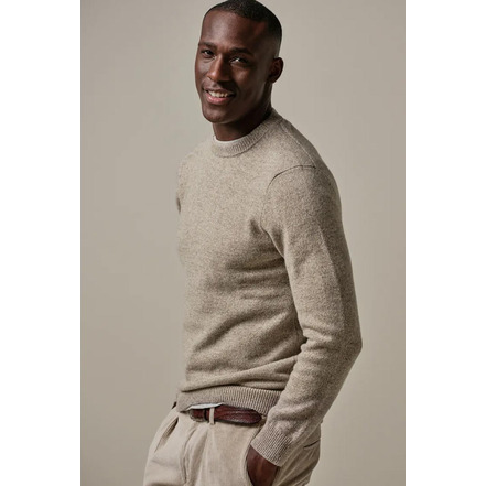 Profuomo sweater lightbrown