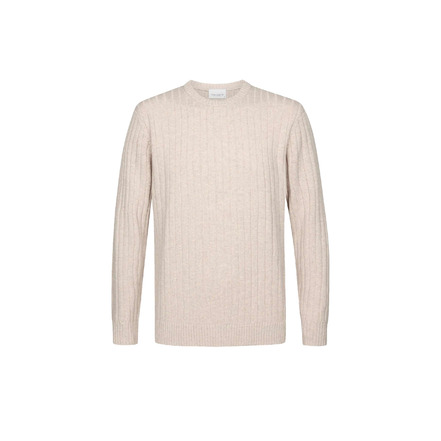 Profuomo sweater lightbrown