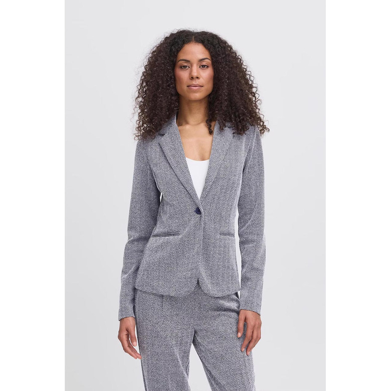 Ichi blazer blue 2