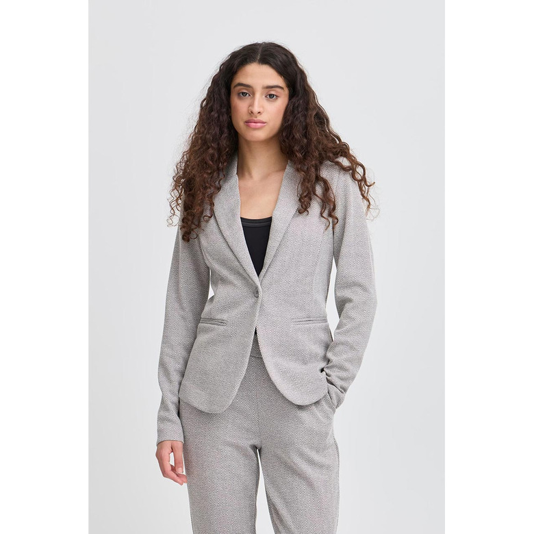 Ichi blazer grey 2