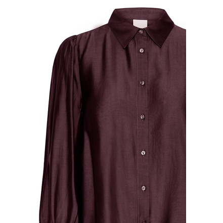 Ichi chemisier bordeaux