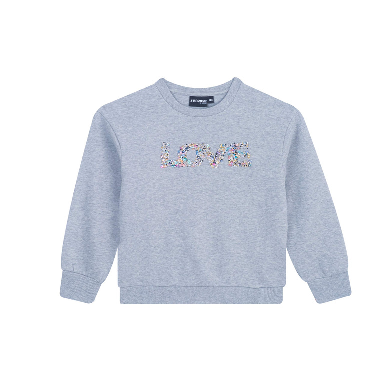 Someone Junior Meisjes sweater gris