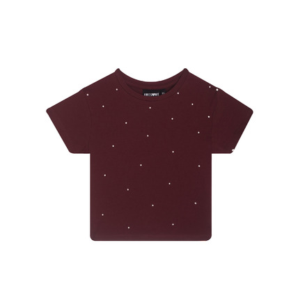 Someone Junior Meisjes t-shirt bordeaux