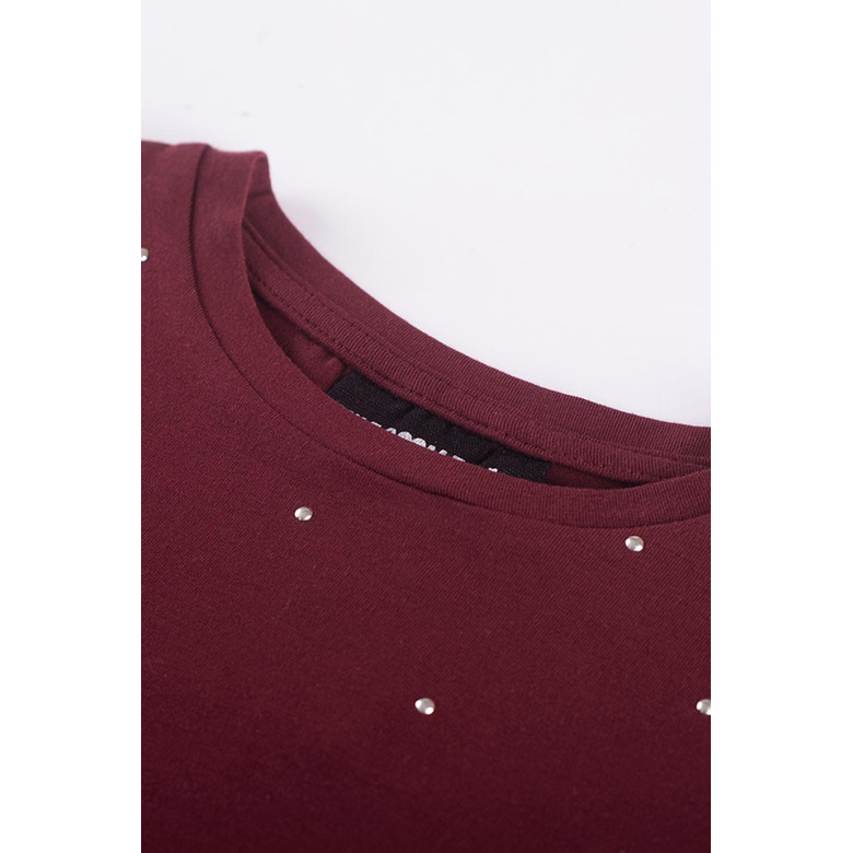 Someone Junior Meisjes t-shirts bordeaux 2