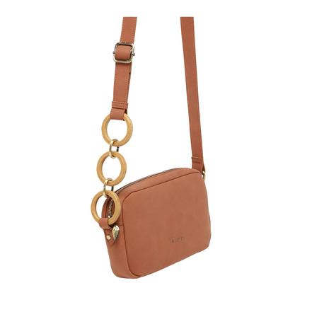 Woomen Vegan crossbody bruin