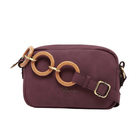 Woomen Vegan crossbody paars