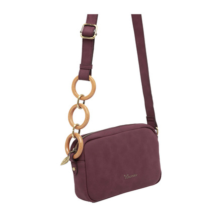 Woomen Vegan crossbody paars