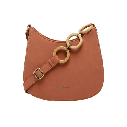 Woomen Vegan crossbody bruin