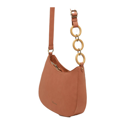Woomen Vegan crossbody bruin