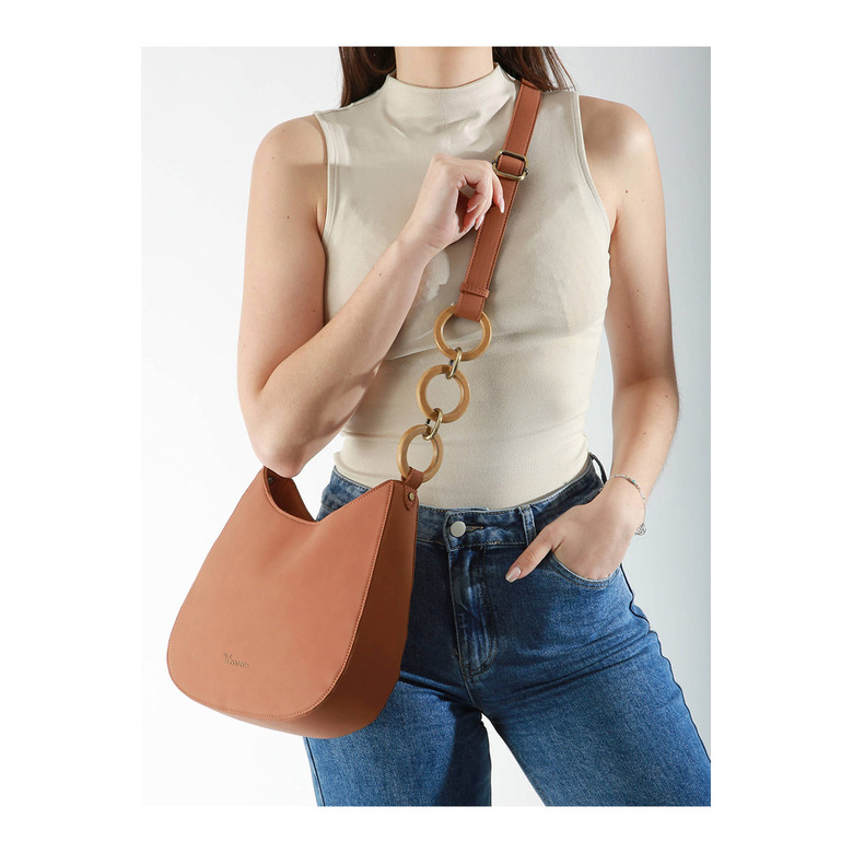 Woomen Vegan crossbody brown 4