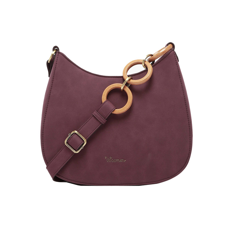Woomen Vegan sac bandoulière violet