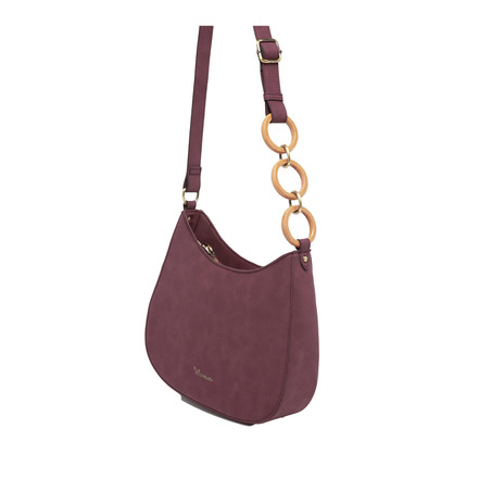 Woomen Vegan crossbody paars