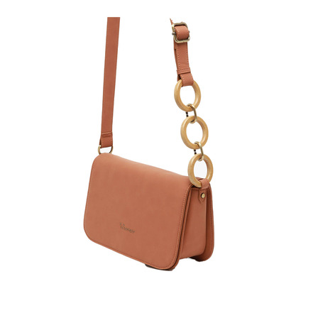 Woomen Vegan crossbody bruin