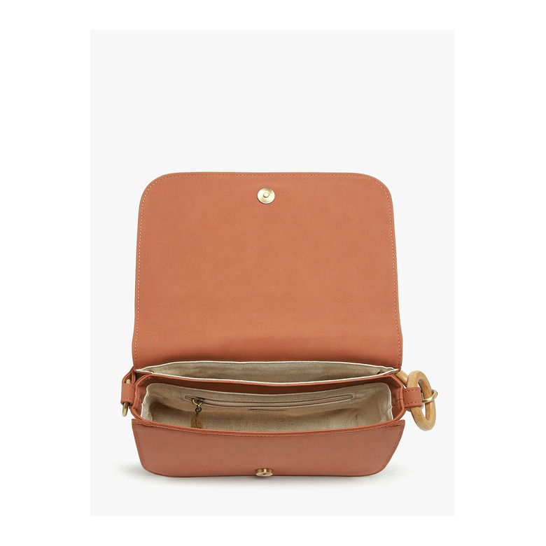 Woomen Vegan crossbody brown 3
