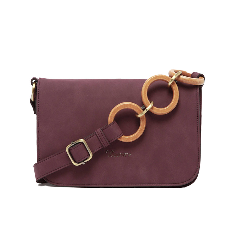 Woomen Vegan sac bandoulière violet