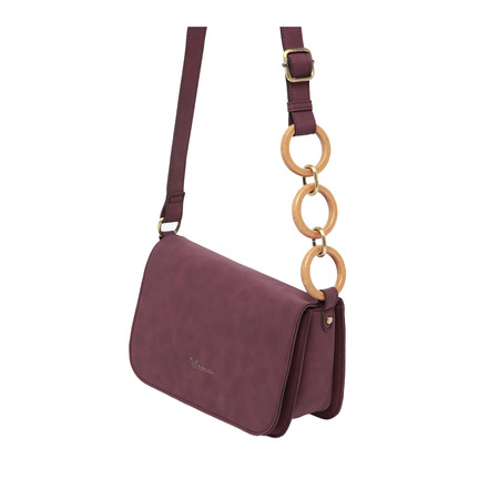 Woomen Vegan crossbody paars