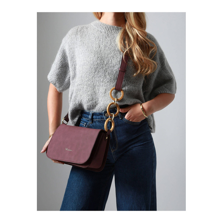 Woomen Vegan crossbody violet 4