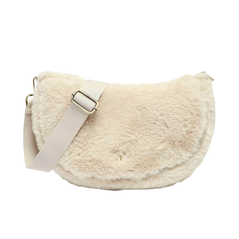Woomen Vegan sac bandoulière ecru