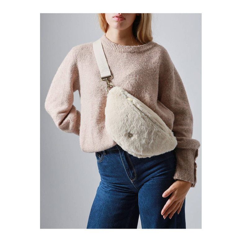 Woomen Vegan crossbody ecru 4