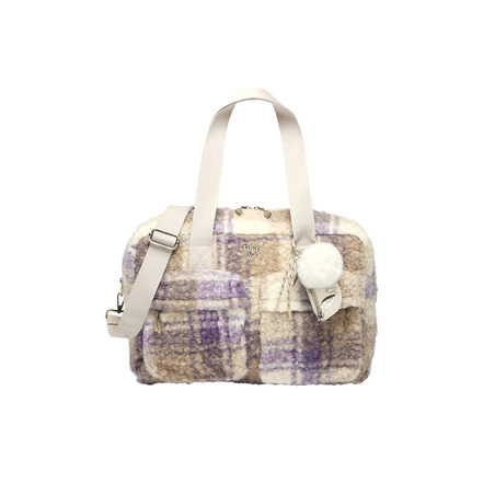 Woomen Vegan shopper violet