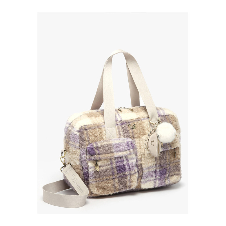 Woomen Vegan shopper violet 2