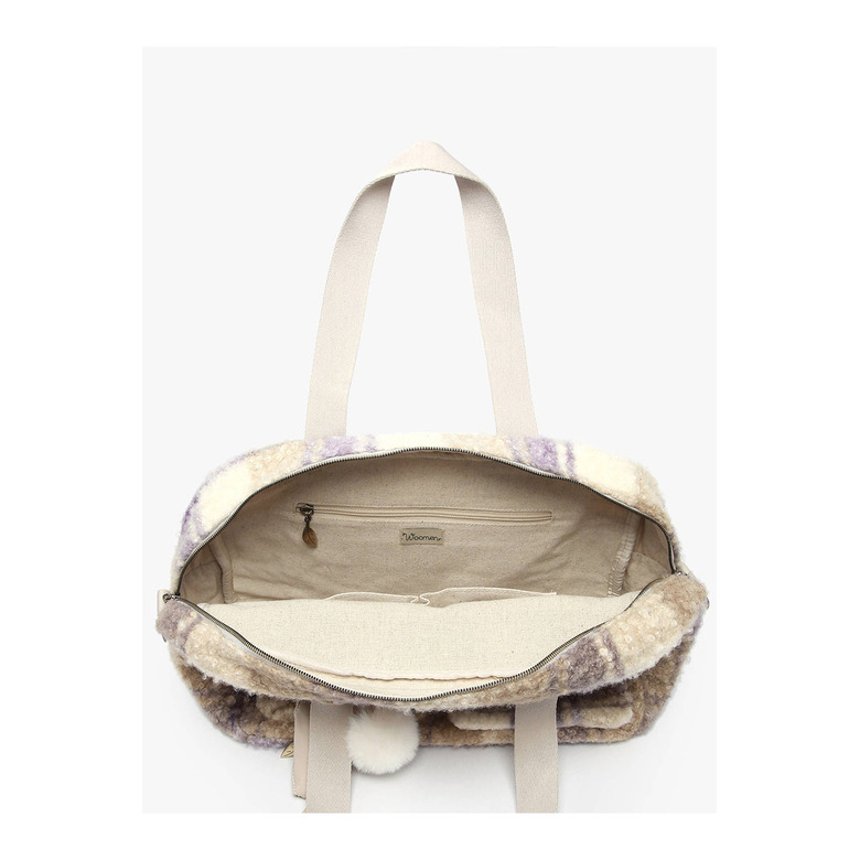 Woomen Vegan shopper violet 3