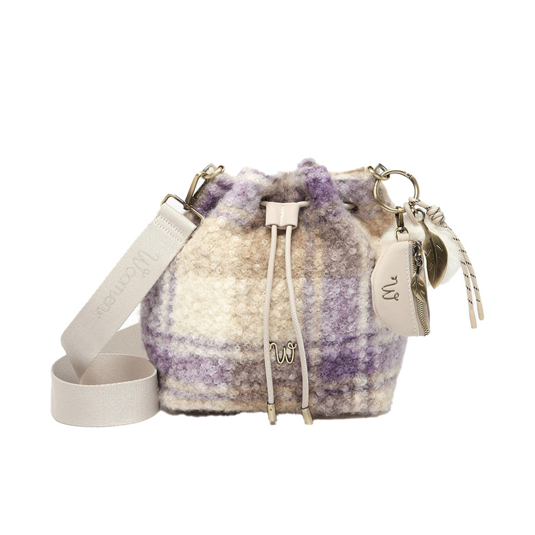 Woomen Vegan sac bandoulière violet