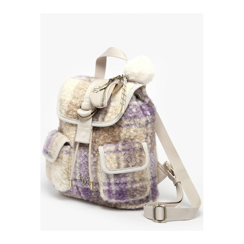 Woomen Vegan backpack violet 2