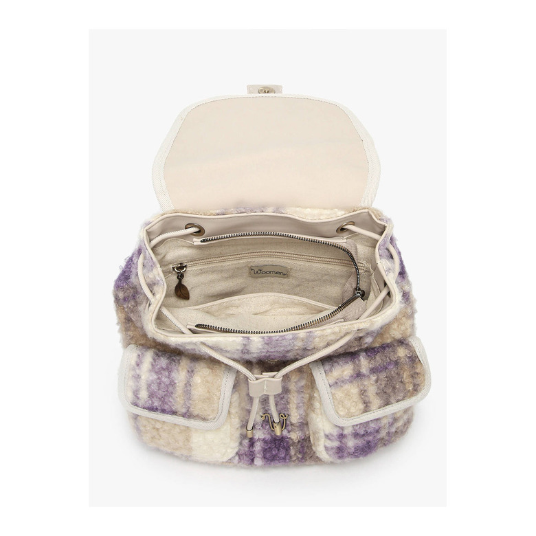 Woomen Vegan backpack violet 3